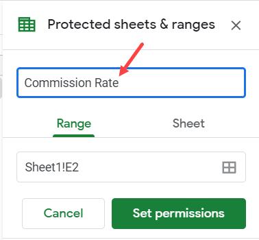 Cách khóa các ô trong Google Sheets 